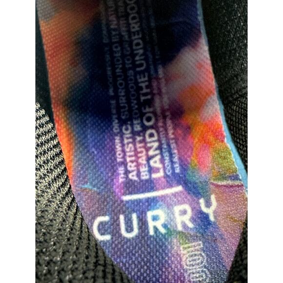 Under Armour Curry 8 Basketball Shoes Mens 8.5 Black Tie Dye Feel Good Flow Knit main image 7